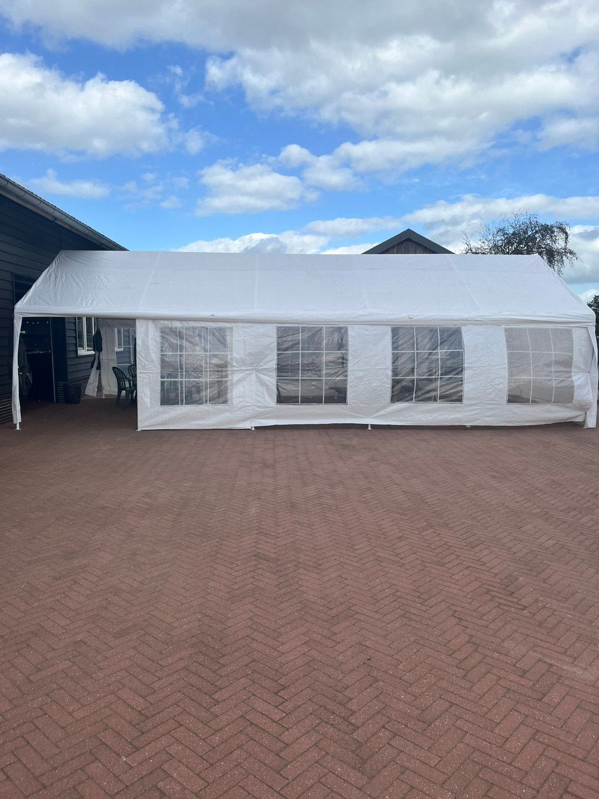 Partytent 5x10m, Ophalen, Gebruikt, Opvouwbaar, Partytent