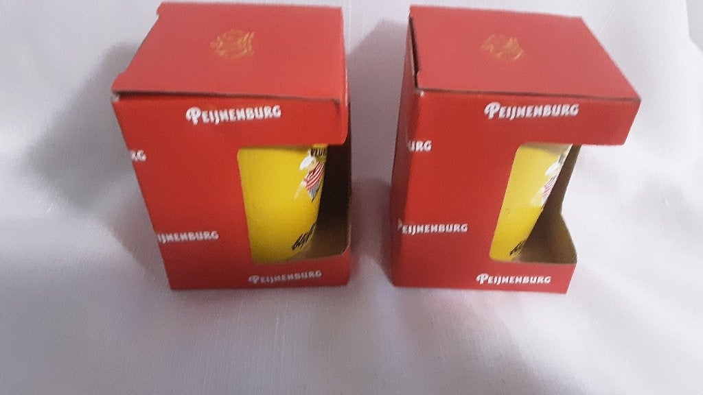 PEIJENBURG KOEK bekers 2 stuks, Ophalen of Verzenden, Nieuw, Gebruiksvoorwerp