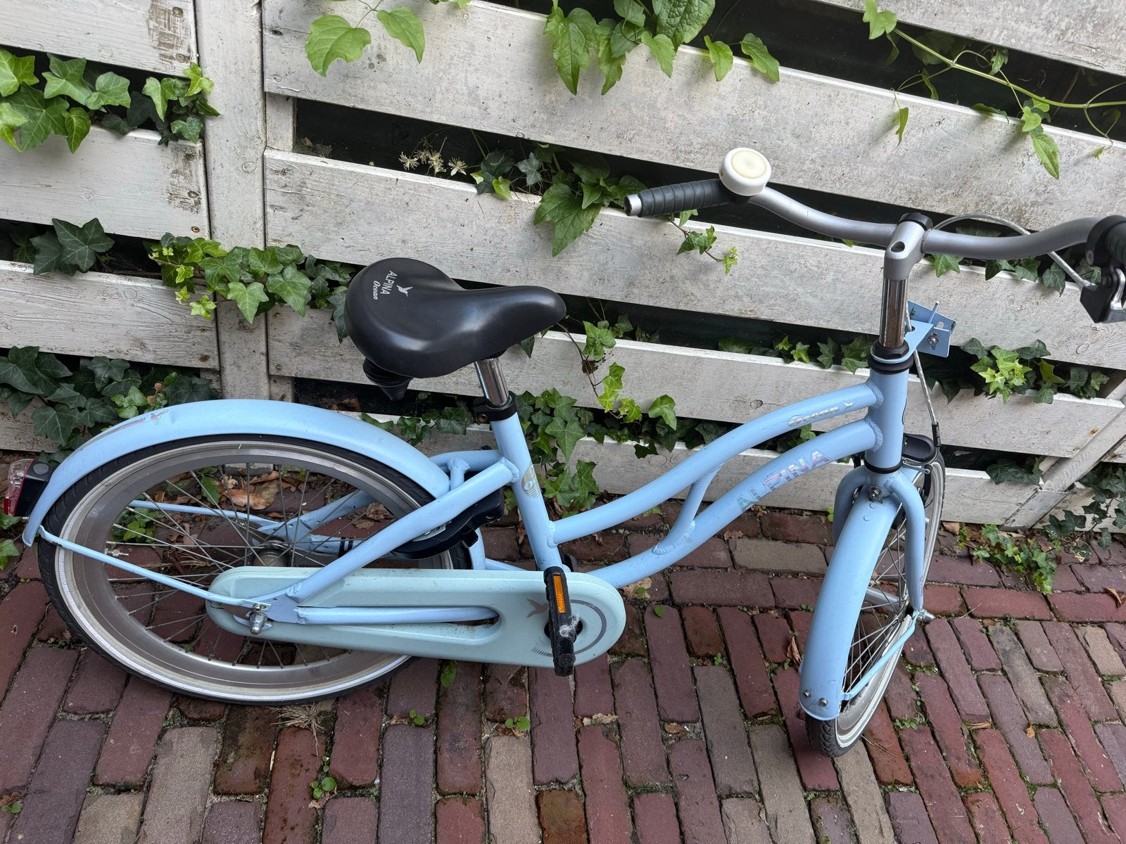 Alpina kinderfiets - Lichtblauw - 20 inch, Fietsen en Brommers, Ophalen, Gebruikt, 20 inch