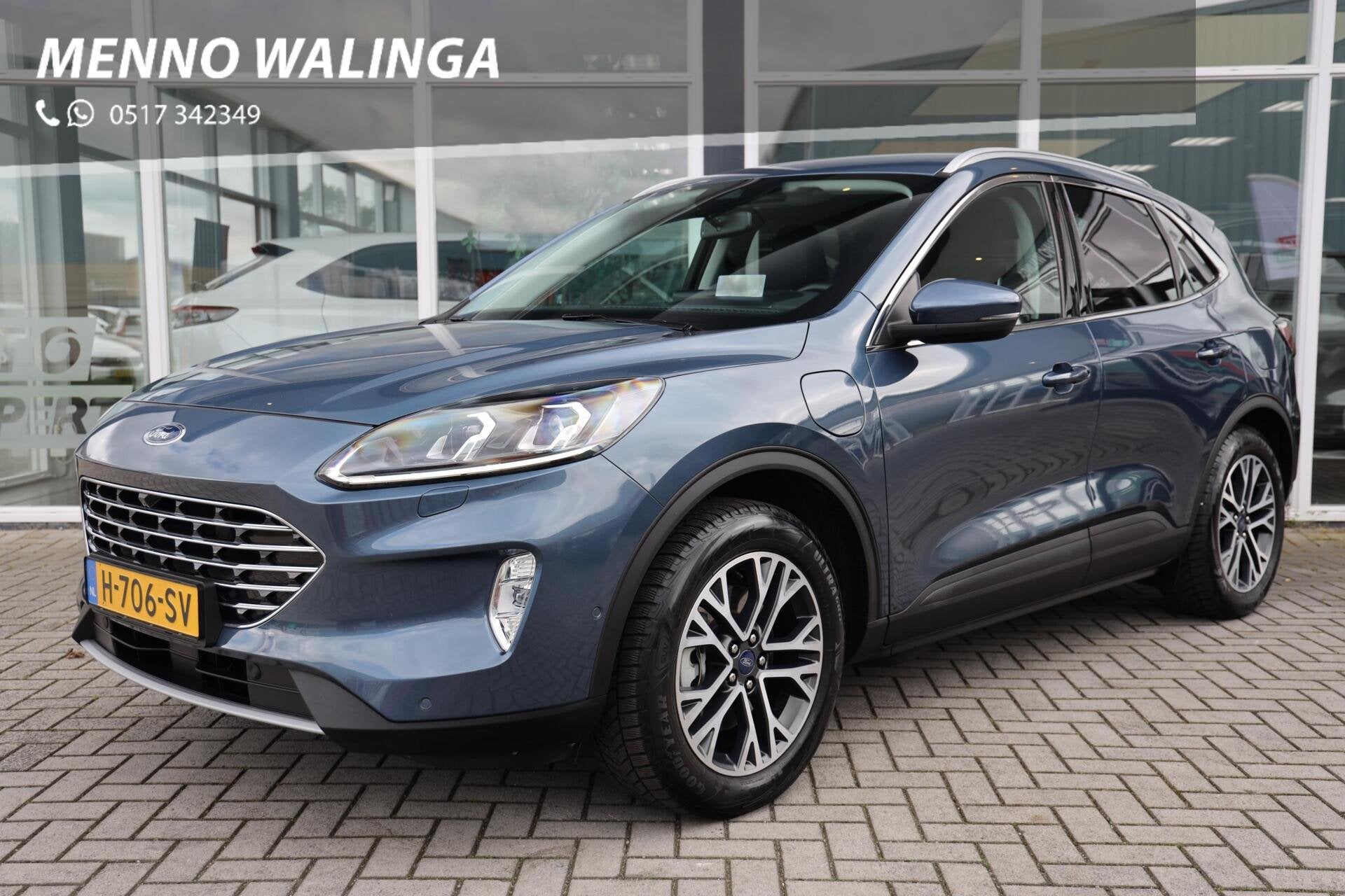 Ford Kuga 2.5 PHEV Titanium X|B&O|Camera|Stoel/Stuurverwarmi, Gebruikt, 4 cilinders, Blauw, Hybride Elektrisch/Benzine