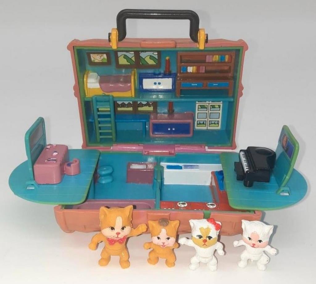 Vintage Bootleg KO "Polly Pocket" KITTY, Ophalen of Verzenden, Gebruikt