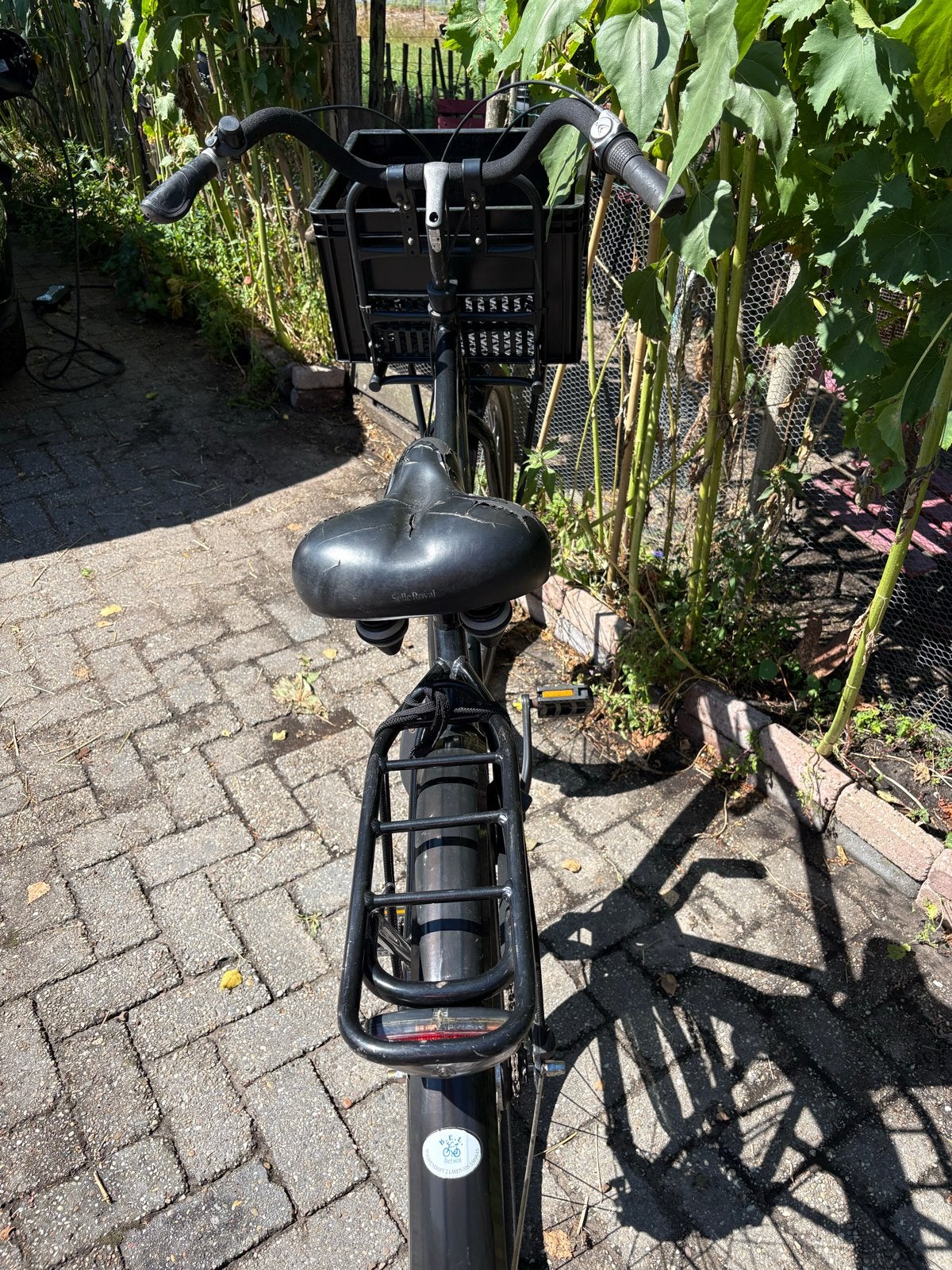 Giant Triple X Heren Transportfiets - Zwart, 7 Versnellingen, Ophalen, Gebruikt, Versnellingen, Giant