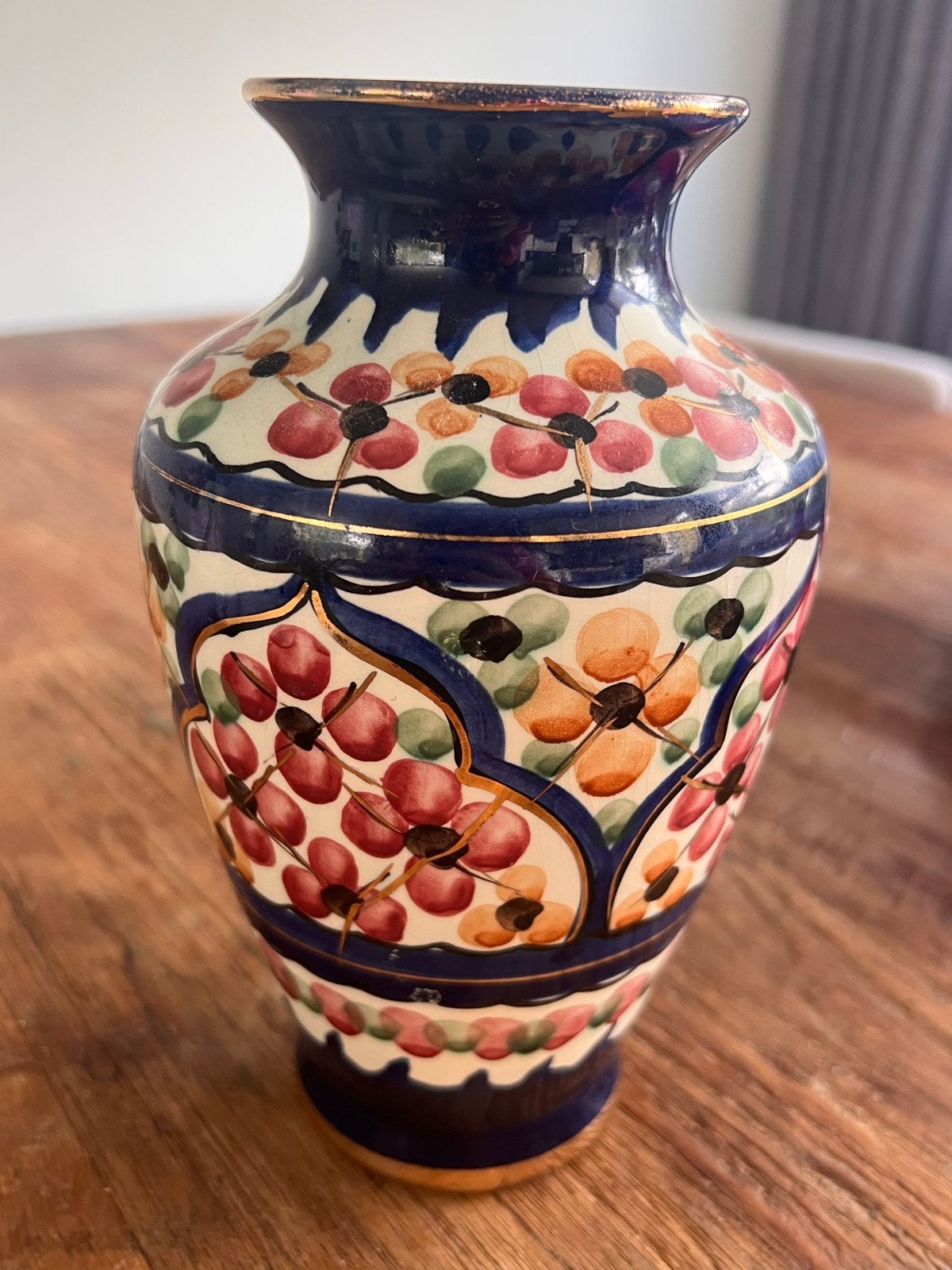 Majolica Holland Handgeschilderde Vaas, Ophalen