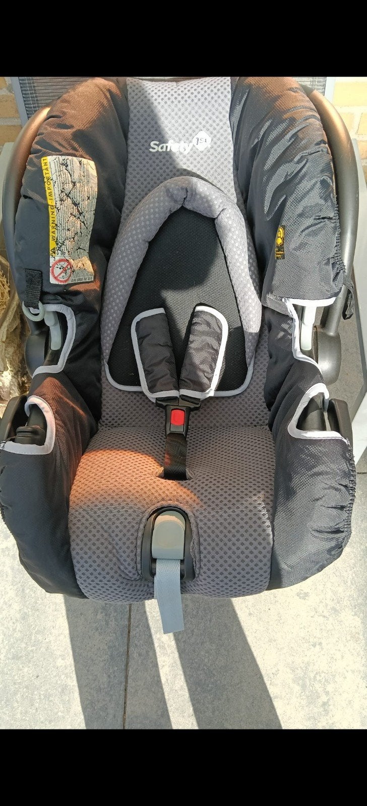 Safety 1st autostoel, grijs, 0-13 kg, 0 t/m 13 kg, Ophalen, Overige merken, Gebruikt
