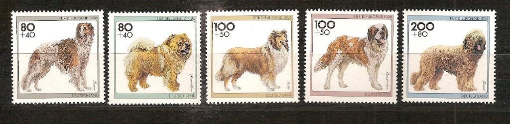 Honden 4 BRD 1836-1840 postfris, Ophalen of Verzenden, Postfris, Dier of Natuur