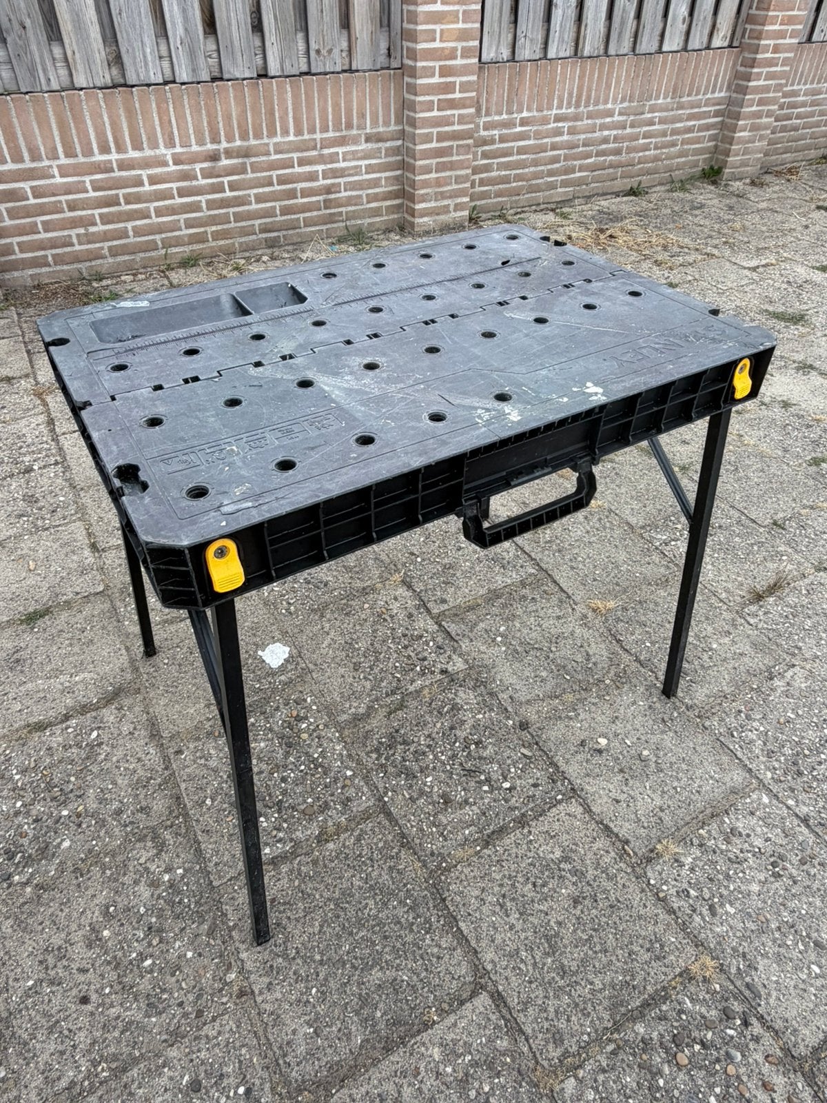 Stanley FatMax inklapbare werkbank werktafel schraag, Ophalen of Verzenden, Gebruikt, Inklapbaar