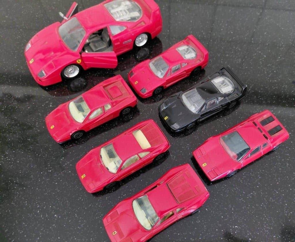 Bburago Ferrari 7x diverse modellen, zie omschrijving, Ophalen of Verzenden, Gebruikt, Auto, Bburago