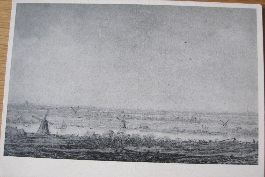 Jan van Goyen - Polderland met molens, Verzenden, 1980 tot heden, Ongelopen, Overige thema's