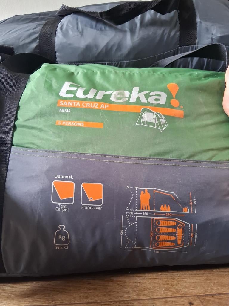 Eureka Santa Cruz AP Aeris 5-persoons opblaasbare tent, Caravans en Kamperen, Tenten, Ophalen of Verzenden