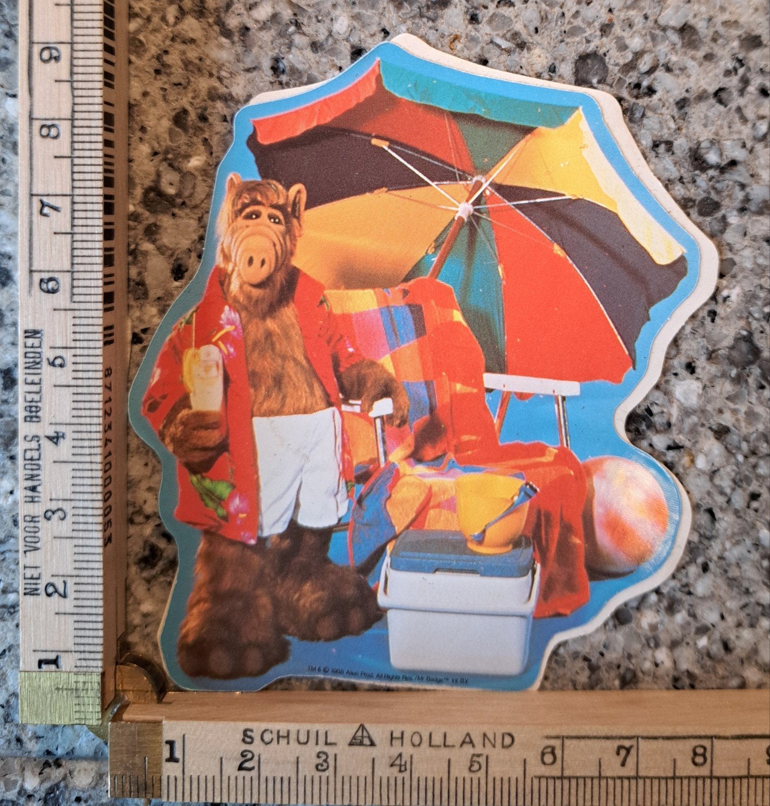 4 Vintage stickers ALF televisie serie buitenaards wezen, Verzamelen, Ophalen of Verzenden, Zo goed als nieuw