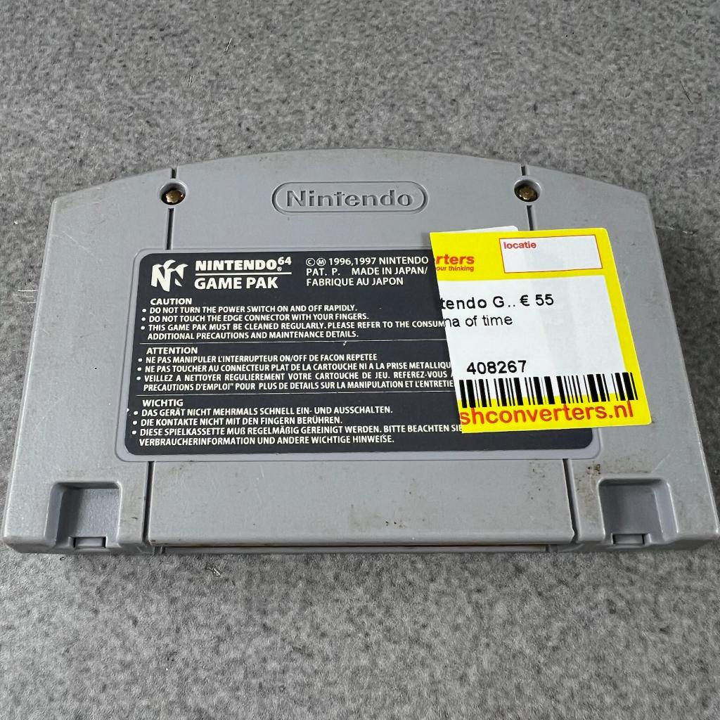 Nintendo 64 Game | Zelda Ocarina of Time | 408267, Gebruikt, Overige genres, 1 speler, Ophalen of Verzenden