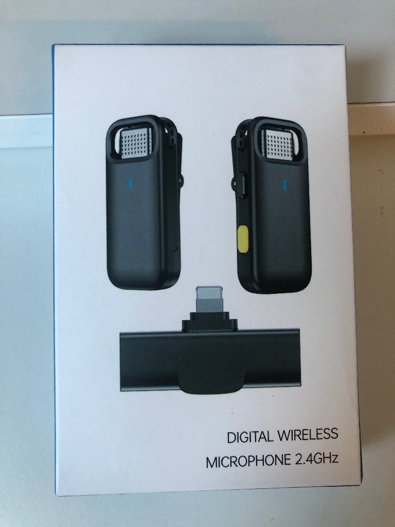 Digital wireless Microfoon 2.4 GHz Lavalier, Ophalen of Verzenden, Nieuw, Overige typen