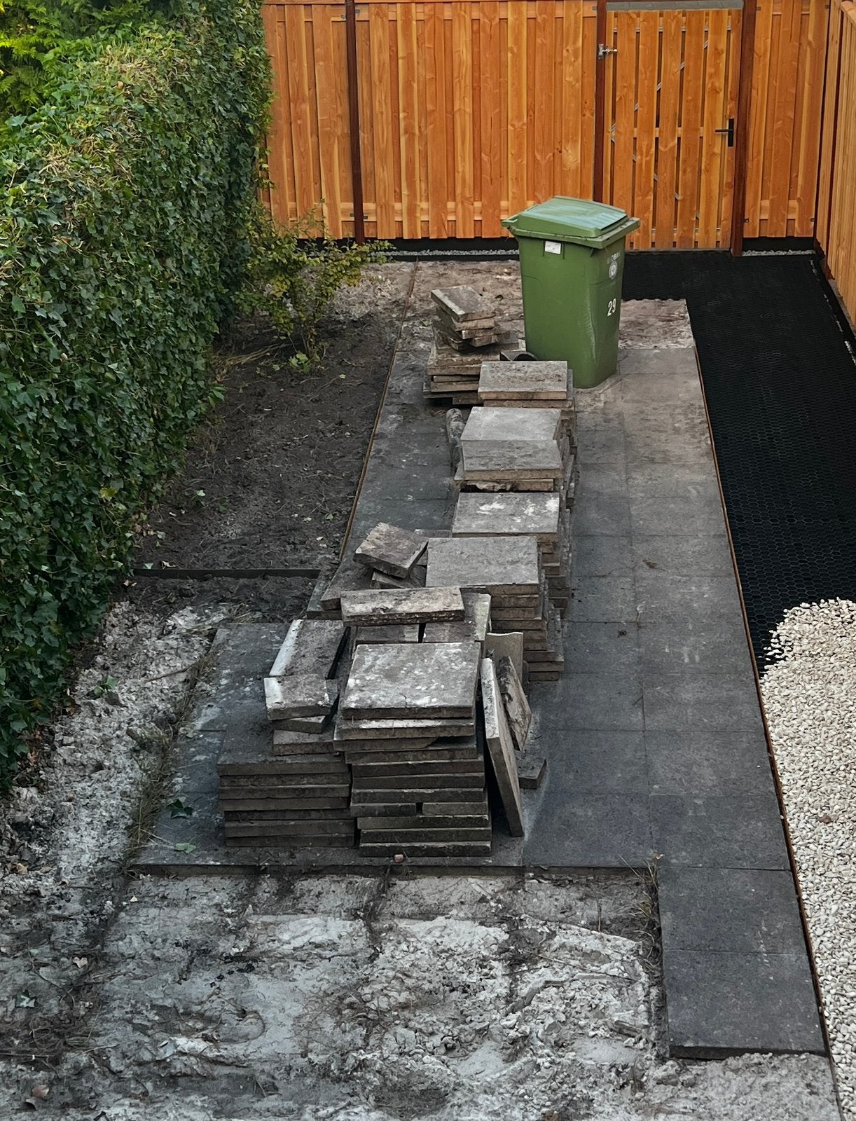 Gratis tegels ophalen, Ophalen, Gebruikt, 10 m² of meer, Beton