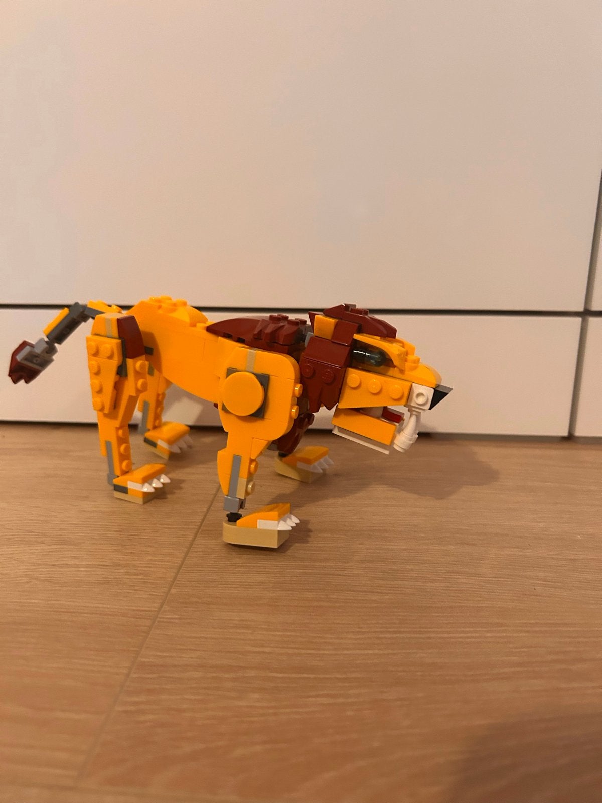 Lego leeuw, Ophalen, Gebruikt, Losse stenen, Lego
