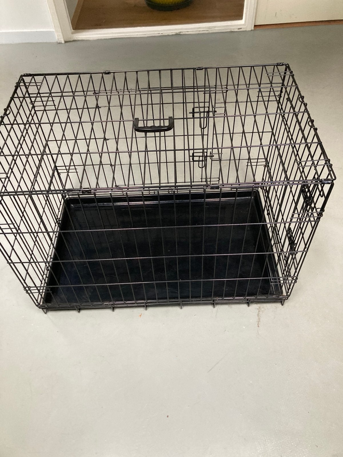 Hondenbench 92x58, Dieren en Toebehoren, Hondenhokken, Ophalen, Zo goed als nieuw, 75 tot 110 cm, 65 tot 100 cm