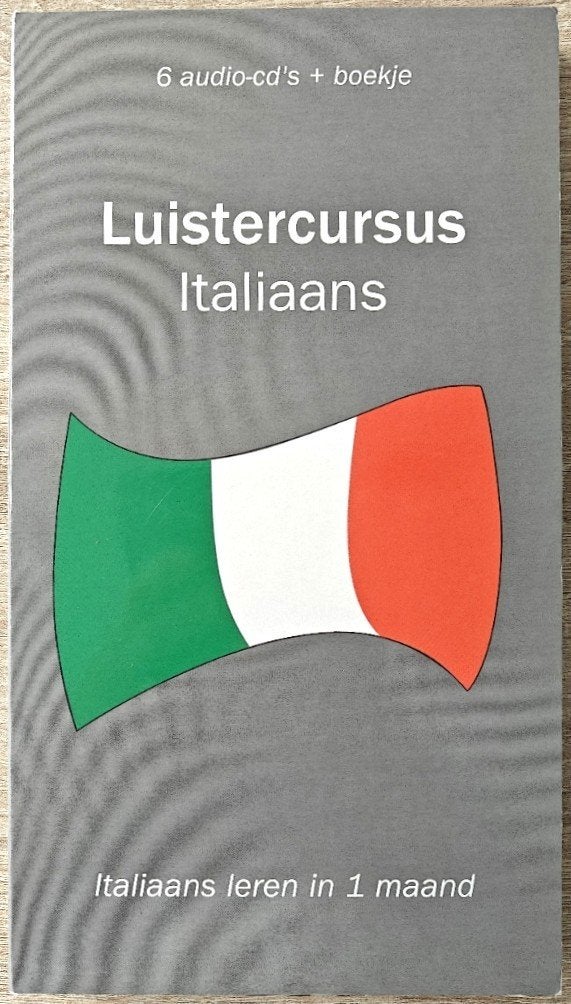 LUISTERCURSUS ITALIAANS. Italiaans leren in 1 maand. 6cd's., Boeken, Studieboeken en Cursussen, Ophalen of Verzenden, Alpha, Zo goed als nieuw