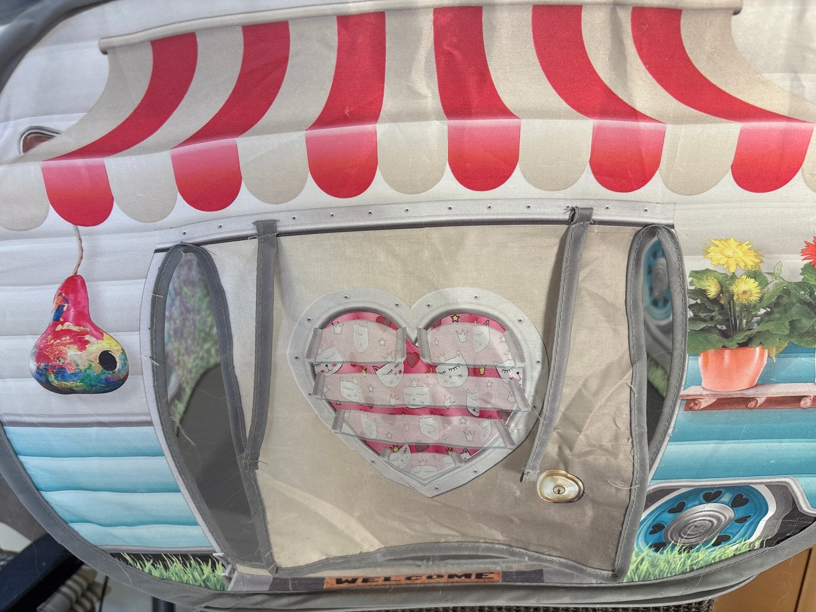 Leuke speelcamper voor kittens, Ophalen of Verzenden, Gebruikt
