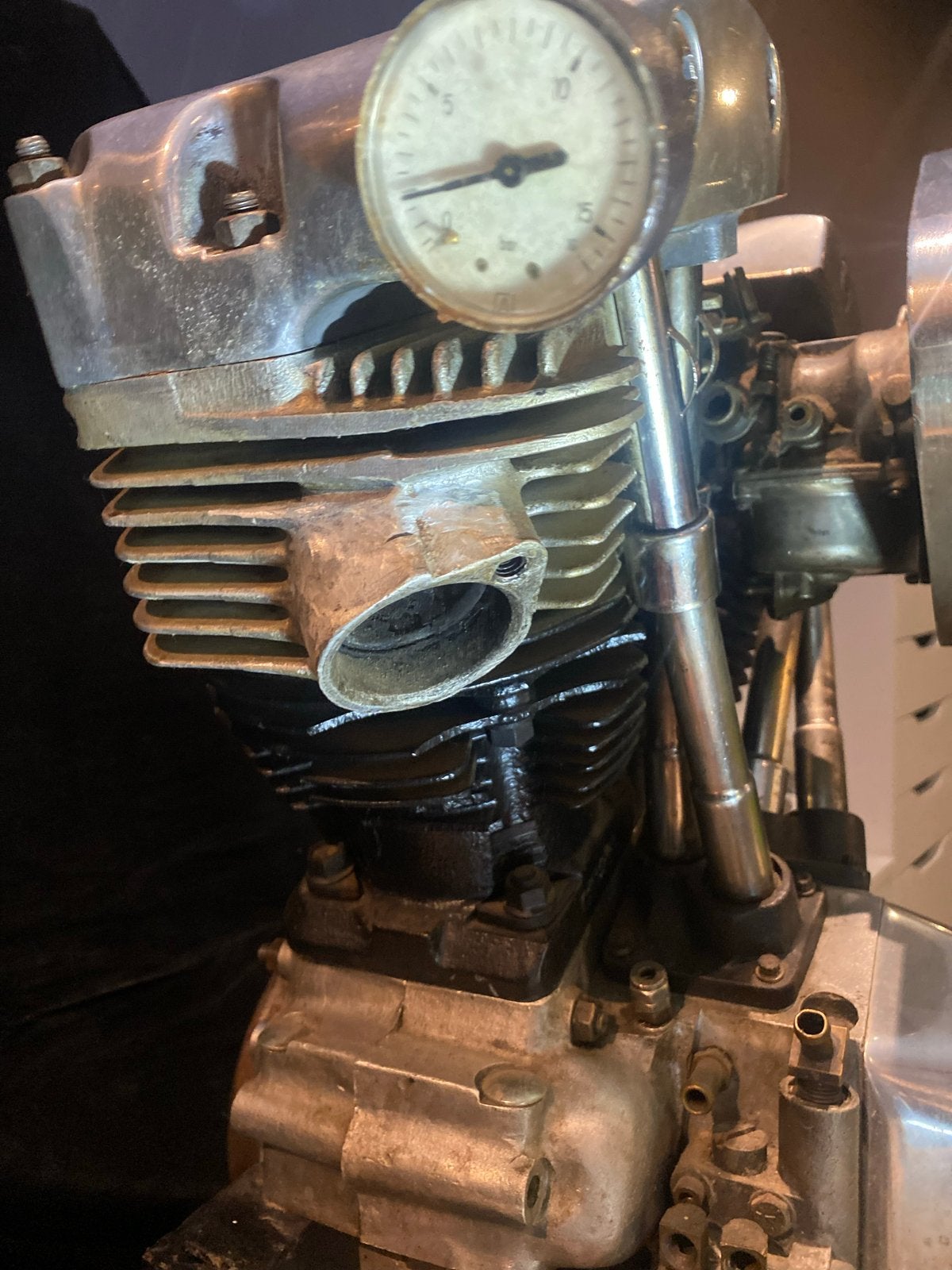 Harley-Davidson V-Twin Motorblok tot tap omgebouwd, Ophalen, Gebruikt