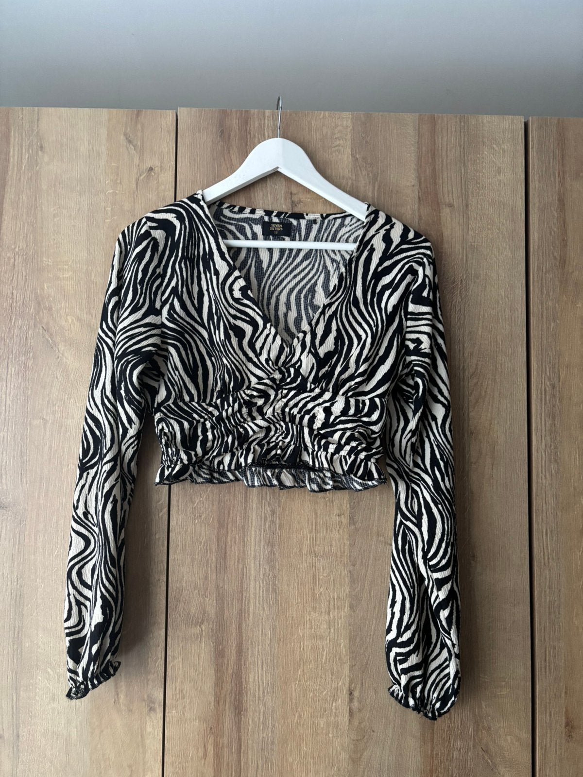 Zebra top maat xs the sting, Zwart, Ophalen of Verzenden, Zo goed als nieuw, Lange mouw