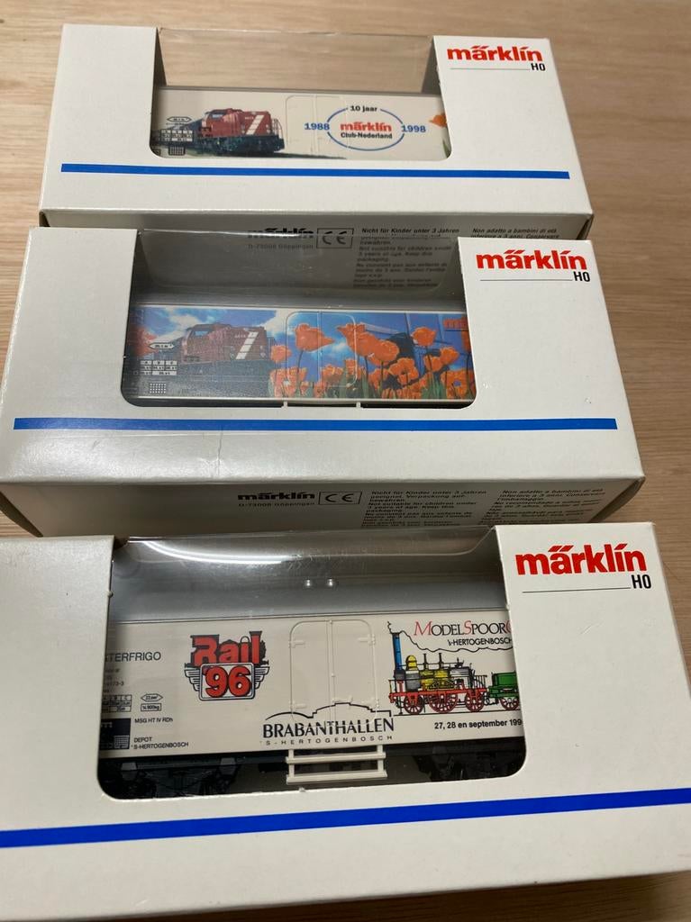 Drie top wagens van Matklin HO Een malige uitgave, Hobby en Vrije tijd, Modeltreinen | H0, Wisselstroom, Wagon, Ophalen of Verzenden