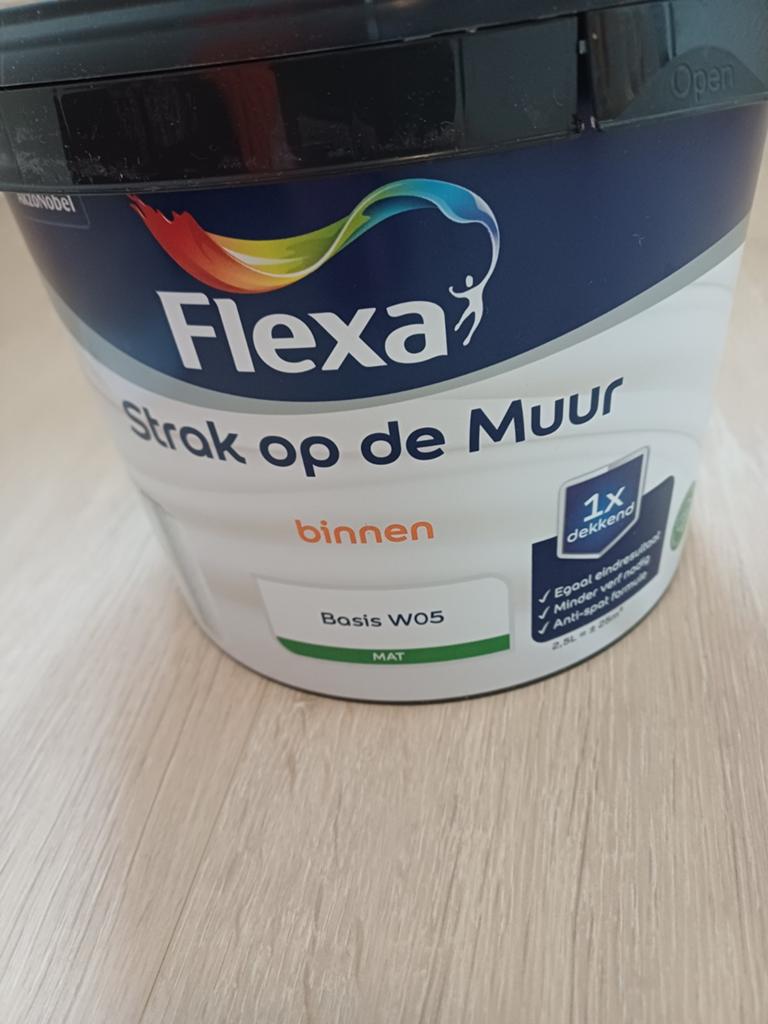 Flexa The Nice Stuff Colours Taupe verf 2.5 liter, Ophalen, Bruin, Nieuw, Verf