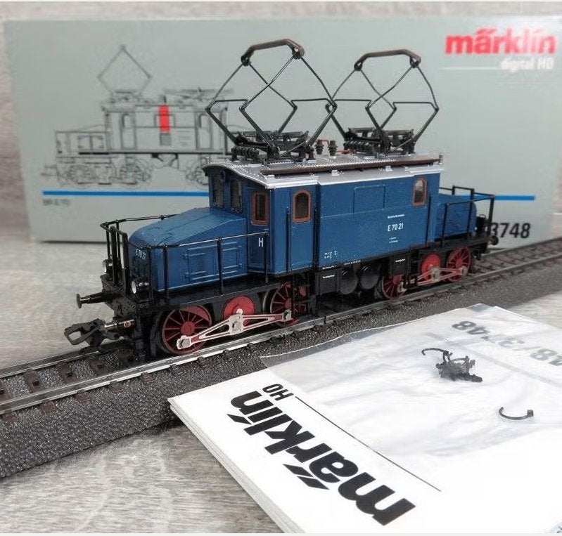 Marklin H0 3748 - Digitale E-loc E-70 v.d. DB in ovp, Wisselstroom, Wagon, Ophalen of Verzenden, Zo goed als nieuw