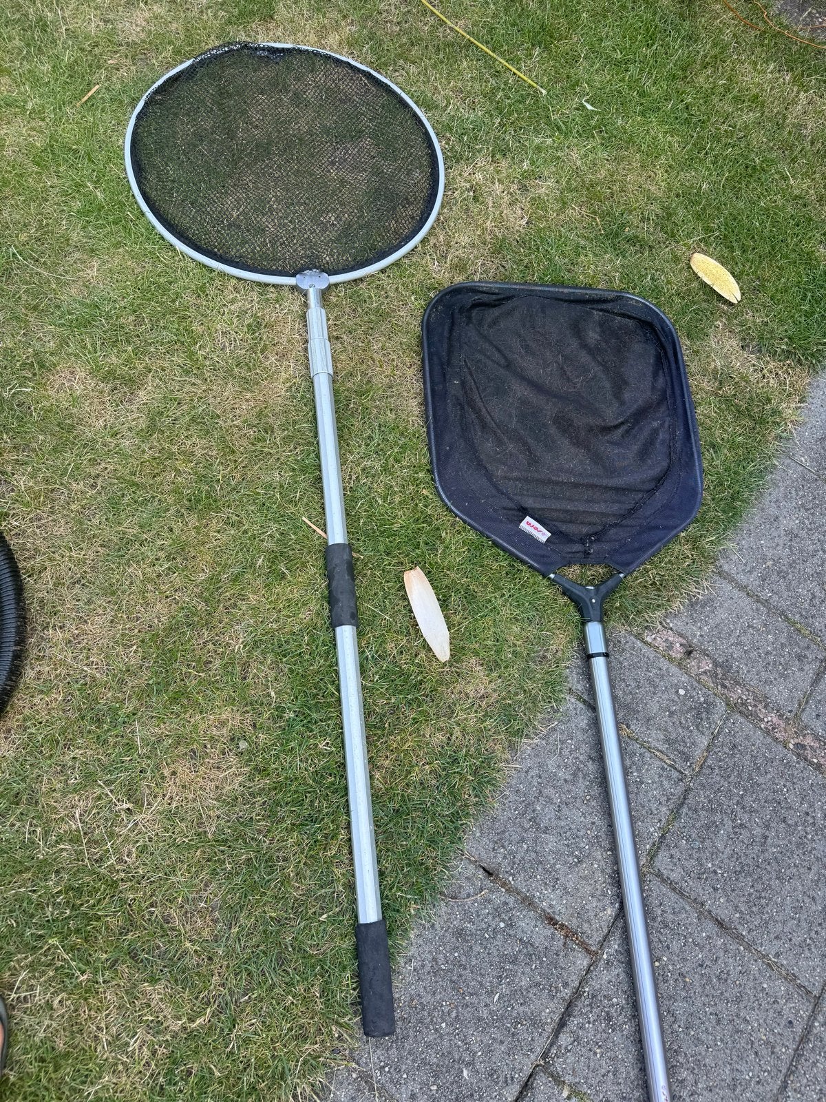 Schepnetten - 60 cm doorsnee en vierkant model, Watersport en Boten, Hengelsport | Algemeen, Ophalen of Verzenden, Gebruikt, Net of Fuik