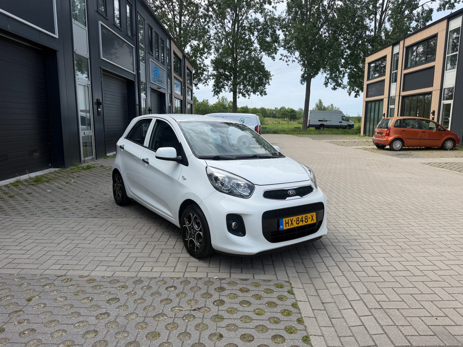 Kia Picanto 1.0 Cvvt 5-DRS 2016 Wit, Auto's, Wit, Origineel Nederlands, Handgeschakeld, 3 cilinders