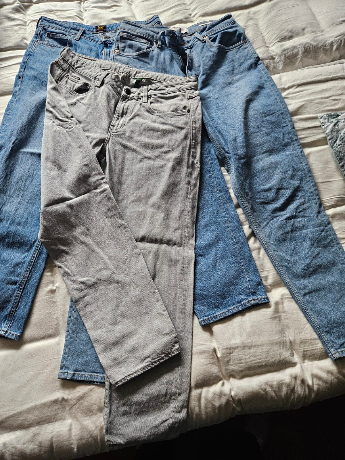 zgan 3 jeans Lee Carol, Gstar kate, kuyichi Nora mom, W30 - W32 (confectie 38/40), Verzenden, Blauw, G-STAR RAW