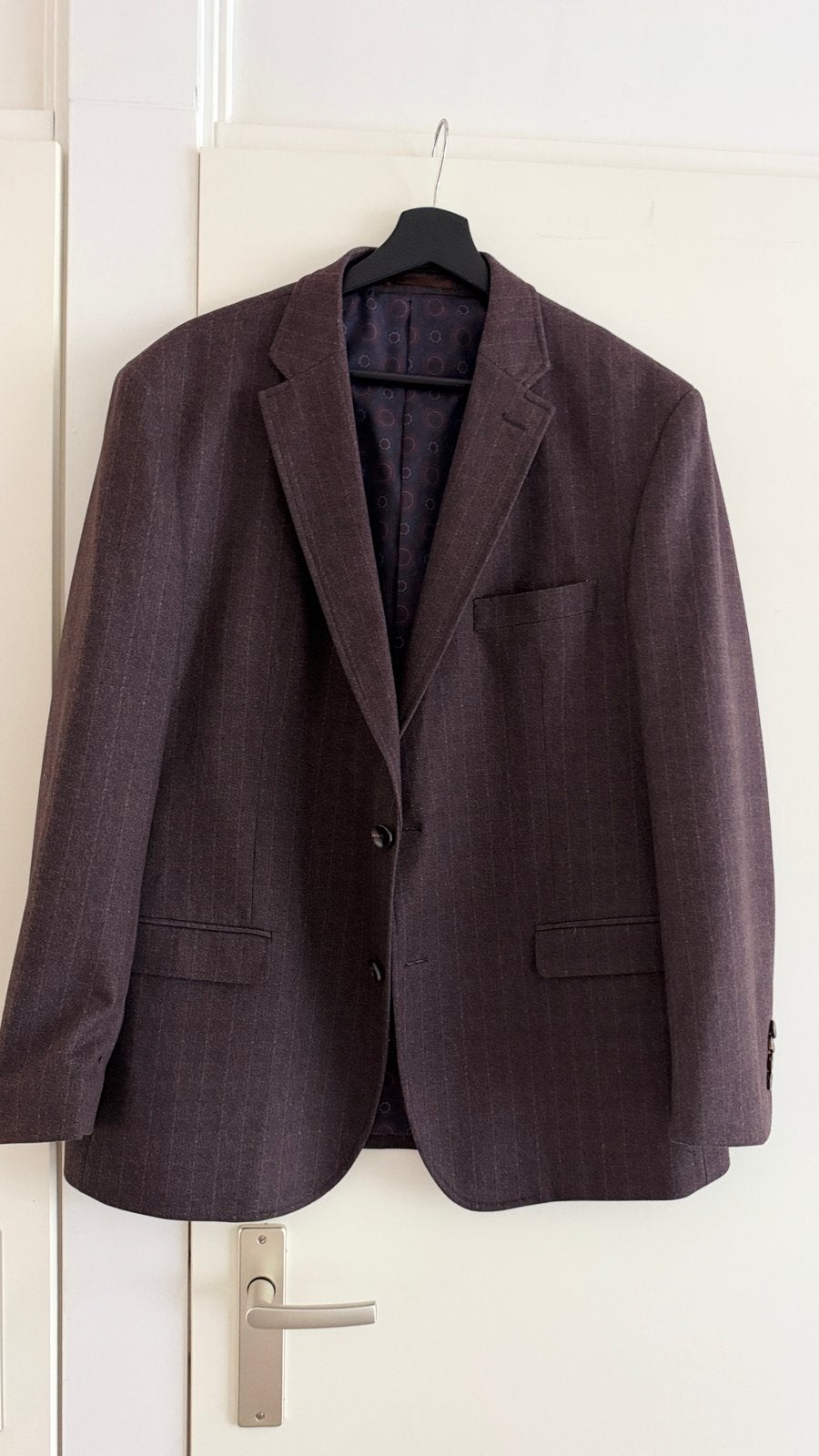Bartlett Bruine Gestreepte Heren Blazer / Colbert, Kleding | Heren, Verzenden, Zo goed als nieuw, Maat 46 (S) of kleiner, Bruin
