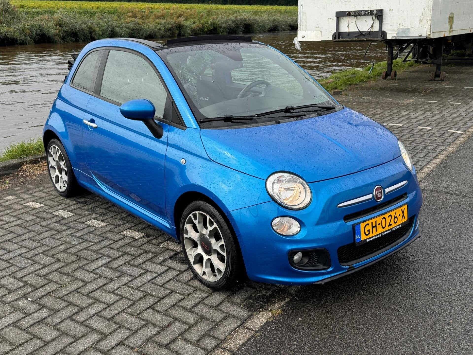 Fiat 500 C 0.9 TwinAir Turbo 500S CABRIO / soundsystem, Auto's, Fiat, Cabriolet, Leder en Stof, Origineel Nederlands, Bedrijf