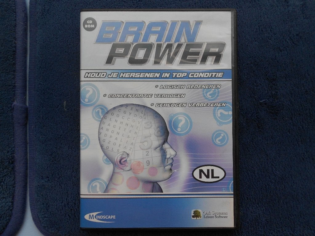 cd rom BRAIN POWER, Ophalen, Puzzel en Educatief, Gebruikt, 1 speler