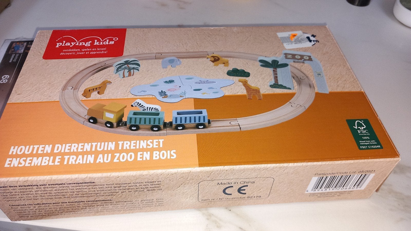houten set, Kinderen en Baby's, Speelgoed | Houten speelgoed, Ophalen of Verzenden, Nieuw