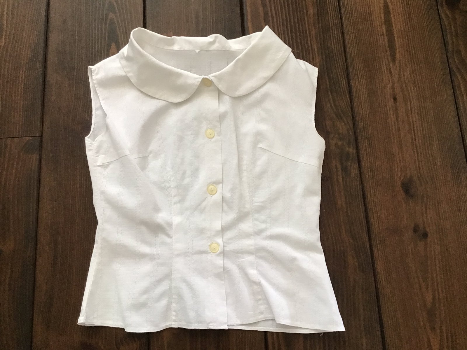 Vintage witte blouse mt. 38, Ophalen of Verzenden, Zo goed als nieuw, Maat 38/40 (M), Wit