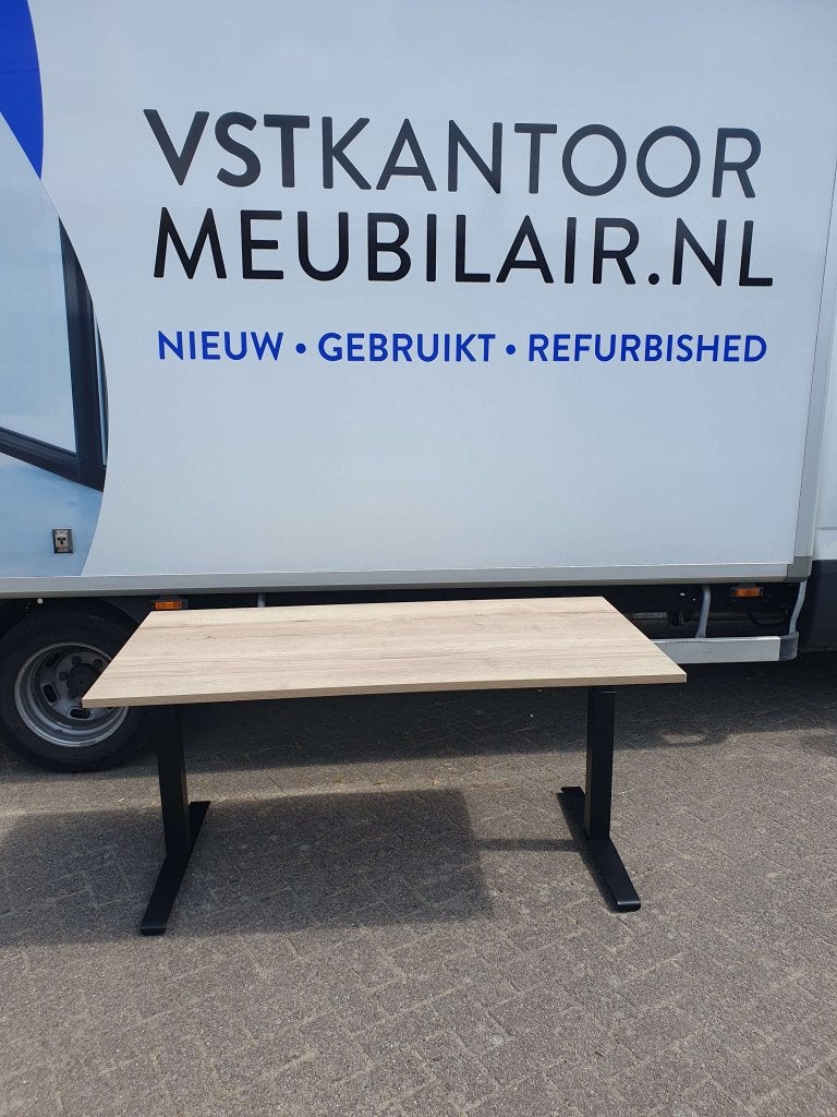 Nieuw: VST Ergo Easy Dual zit-sta bureau (div kleur & maten), Zit-sta bureau, VST, Nieuw, Ophalen of Verzenden