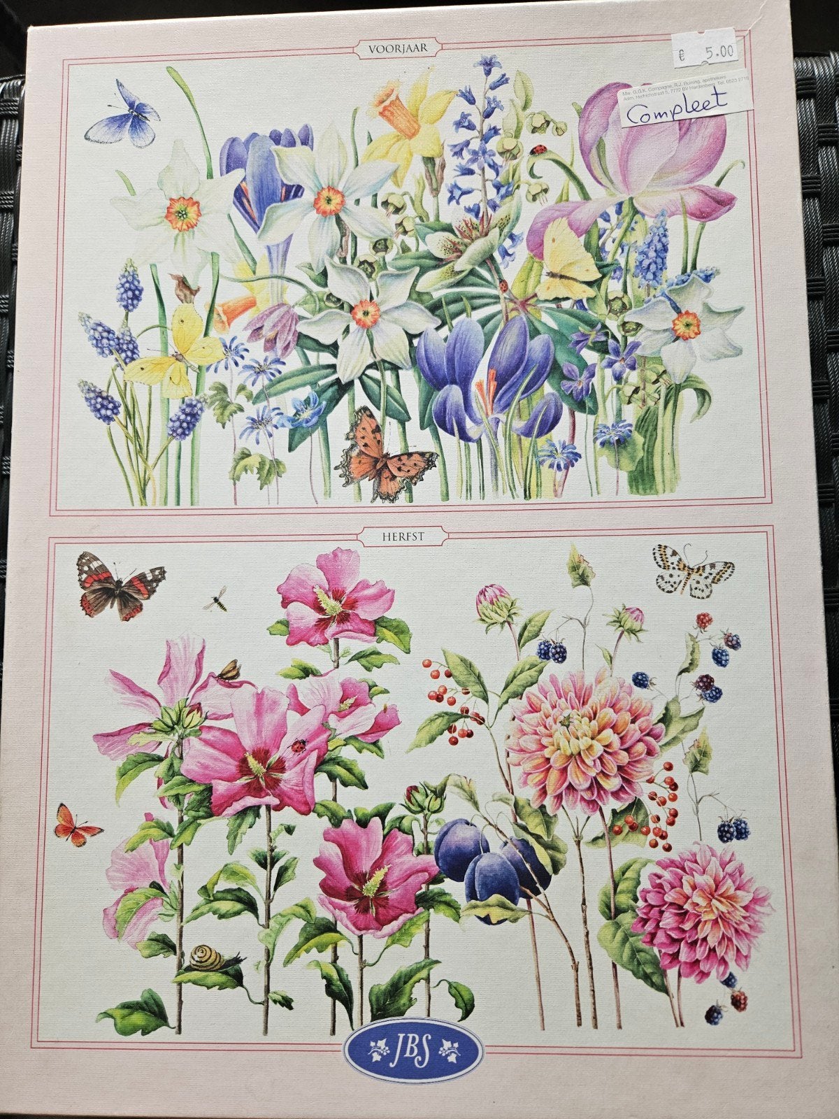 2 puzzels van Janneke Brinkman, 1000 stukjes, Ophalen, 500 t/m 1500 stukjes, Gebruikt, Legpuzzel