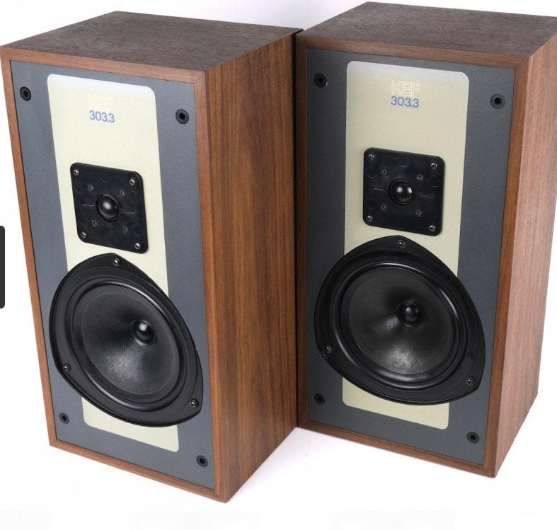 KEF 303.3 Luidsprekers | Vintage, Ophalen, Zo goed als nieuw, 60 tot 120 watt, KEF