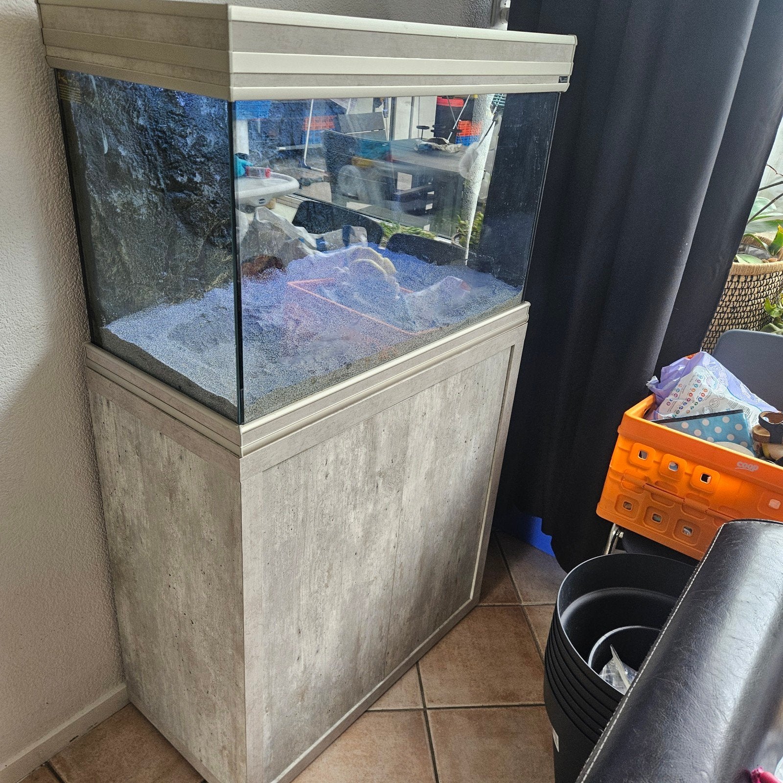 Aquarium aquatlantis, Dieren en Toebehoren, Vissen | Aquaria en Toebehoren, Ophalen, Zo goed als nieuw, Leeg aquarium