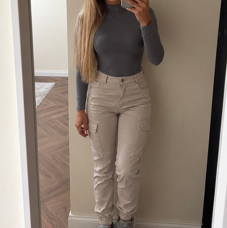 Malelions beige cargo broek regular fit, Verzenden, Beige, Zo goed als nieuw, Maat 36 (S)