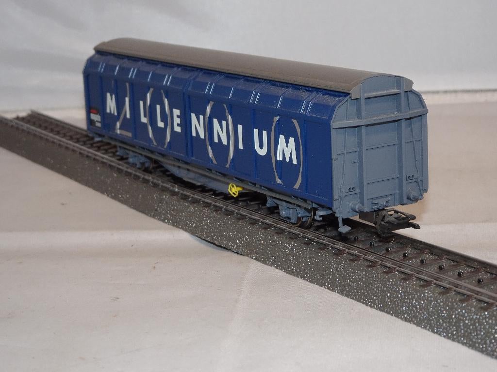 Marklin magazin schuifwandwagon 48011 als nieuw in OVP (#731, Wisselstroom, Wagon, Ophalen of Verzenden, Zo goed als nieuw