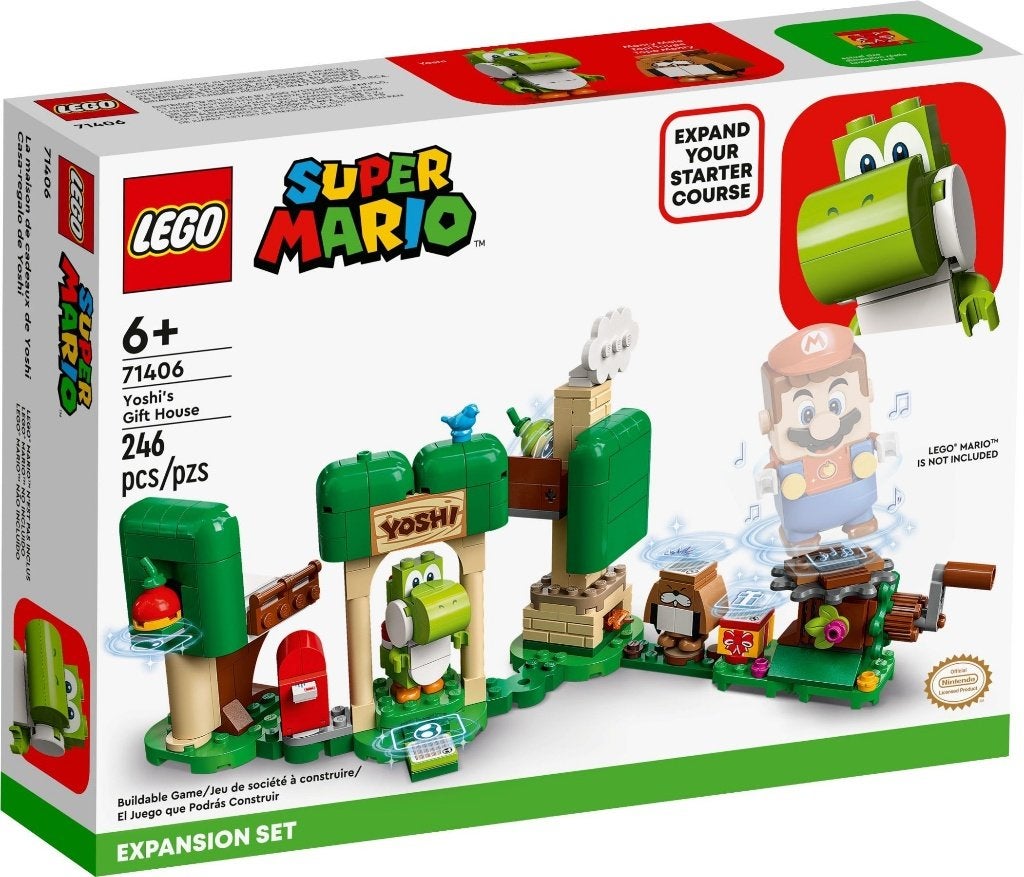 LEGO 71406 Yoshi's Gift House (Super Mario, Expansion Set), Overige thema's, Nieuw, Ophalen of Verzenden, Complete set
