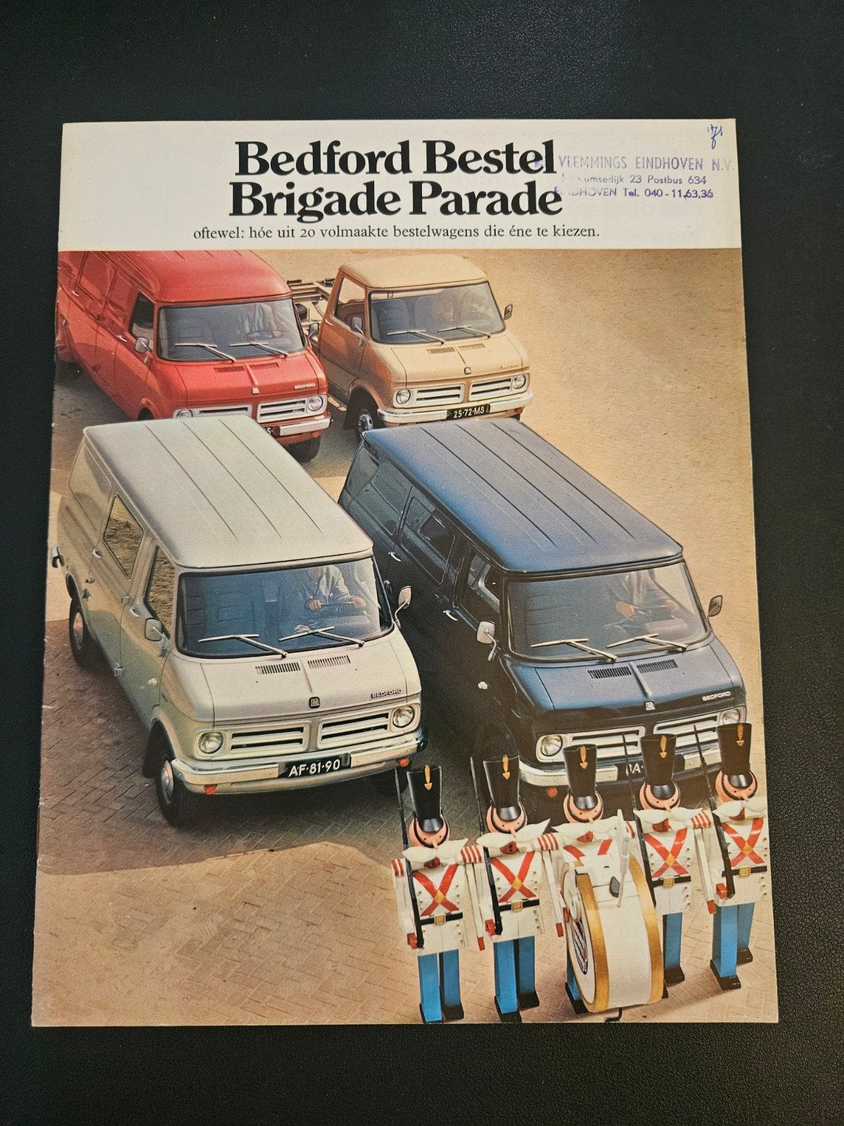 Brochure Bedford Betselwagens 1971, Ophalen of Verzenden, Zo goed als nieuw, Overige merken