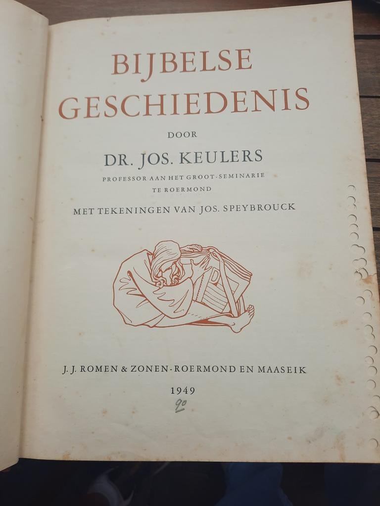Bijbelse Geschiedenis - Dr. Jos. Keulers (1949), Ophalen of Verzenden, Dr. Jos. Keulers