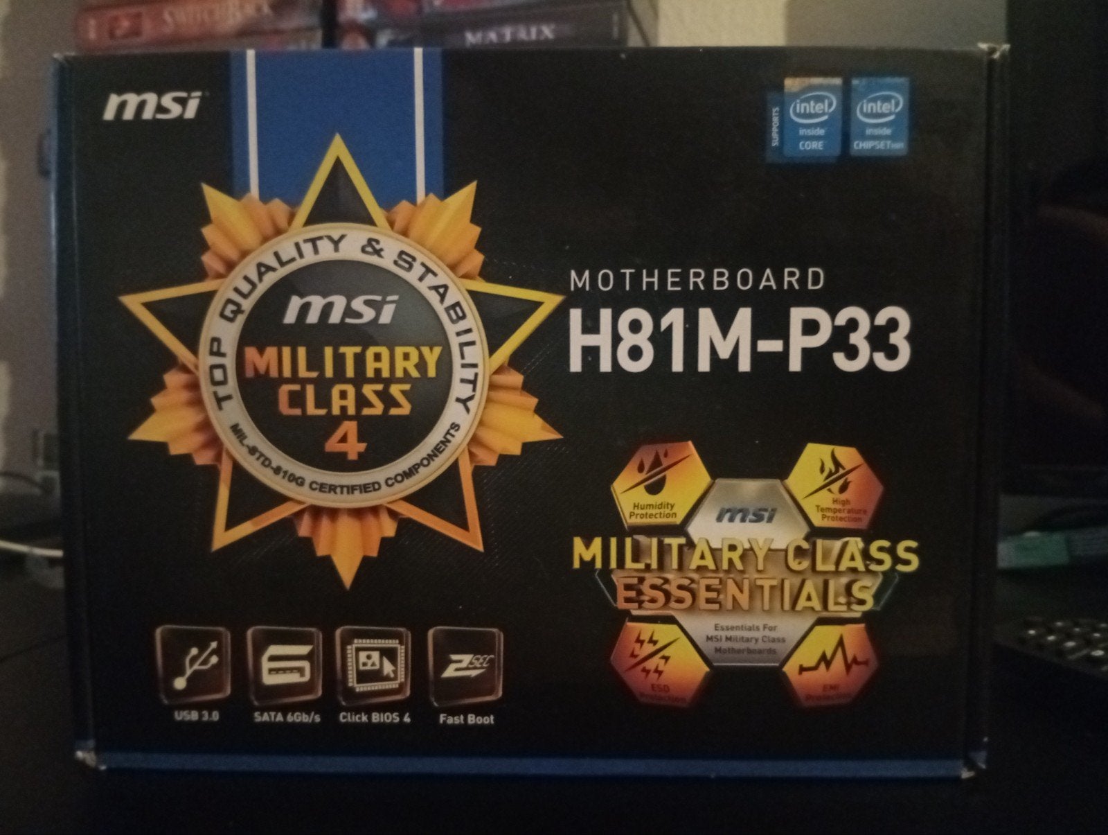 MSI H81M-P33 | Intel 4th Gen Moederbord, Computers en Software, Moederborden, DDR3, Ophalen of Verzenden, Zo goed als nieuw, Micro-ATX