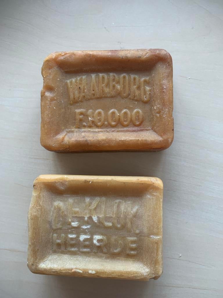 Vintage Zeepblokken: Sunlight, Klok, Waarborg - Antiek, Ophalen of Verzenden, Gebruikt