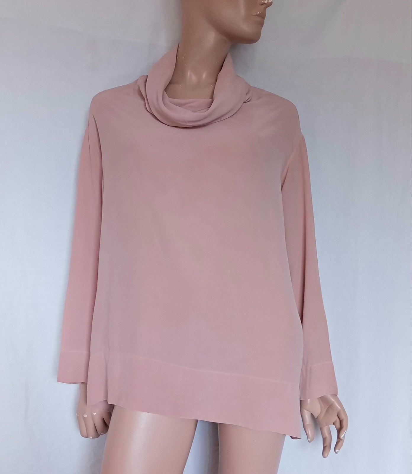 OTTOD AME Blouse , Maat 40 - 42 , ZIJDE, Ophalen of Verzenden, Zo goed als nieuw, Maat 42/44 (L), Roze