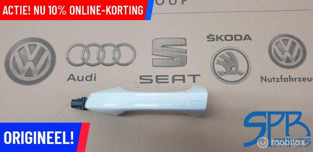 GOLF 7 LC9A KEYLESS Deurgreep Linksvoor PORTIER GREEP LINKS, Volkswagen, Nieuw, Ophalen of Verzenden, Volkswagen