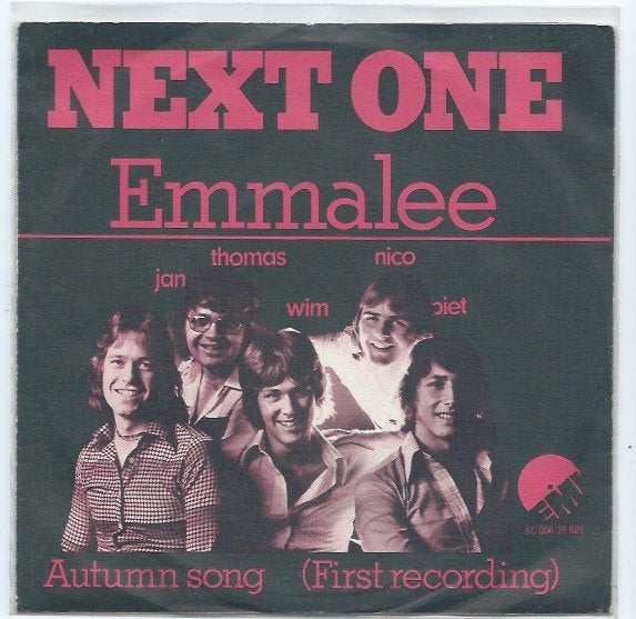 Palingpop: Next One- Emmalee, 7 inch, Ophalen of Verzenden, Zo goed als nieuw, Pop