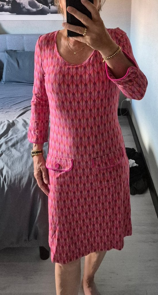 Super leuke jurk van Tante Betsy, maat M, Maat 38/40 (M), Tante Betsy, Meerkleurig, Ophalen of Verzenden