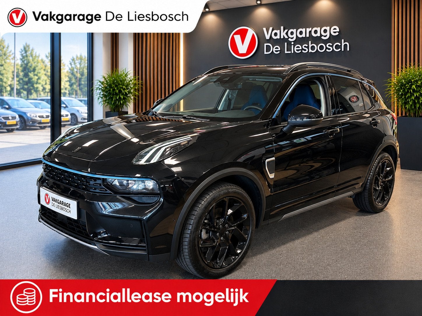 Lynk & Co 01 1.5 TGDI Luxury PHEV / Automaat / 360camera / L, Auto's, Stof, Euro 6, Zwart, Plug-in hybride